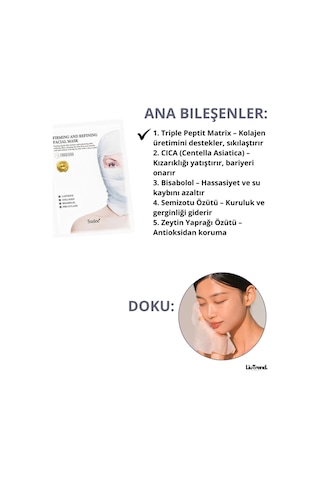 Sudee Firming And Refining Facial Mask 30 Ml Kumaş Maske