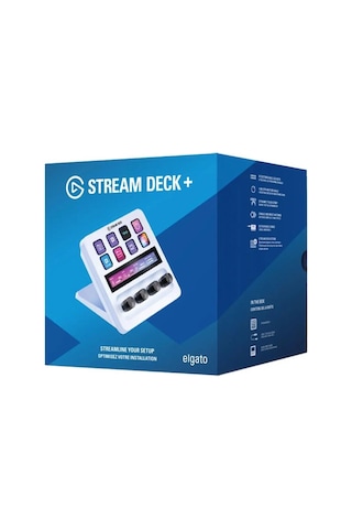 Elgato 10gbd9911 Stream Deck + White Beyaz