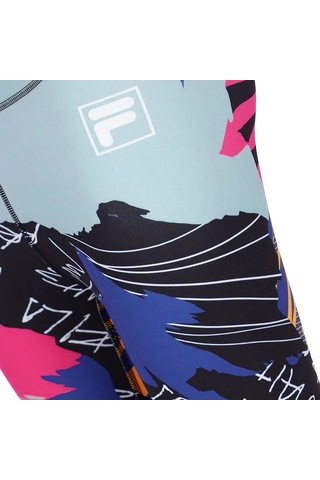 Fuşya Fila Kadın Tayt Allover Print Leggings Lw411144 Fuşya