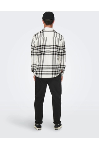Only & Sons Erkek Ekoseli Rahat Kesim Gömlek - 22022991 001