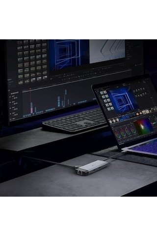 Uh6120c, 1 Hdmı, 1 100w Hızlı Şarj Portu, 1 Usb-c, 2 Usb-a 3.0 Port Ve Type C Den Gigabit Ethernet Dönüştürücü 01