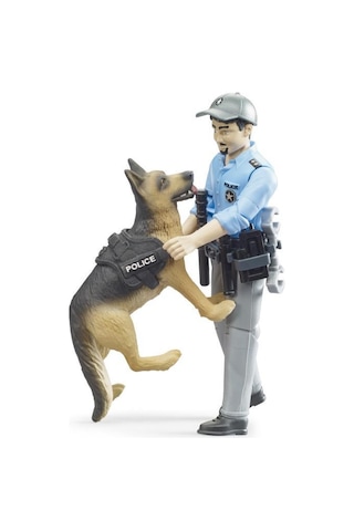 Bruder Polis Figürü & Polis Köpeği Br62150