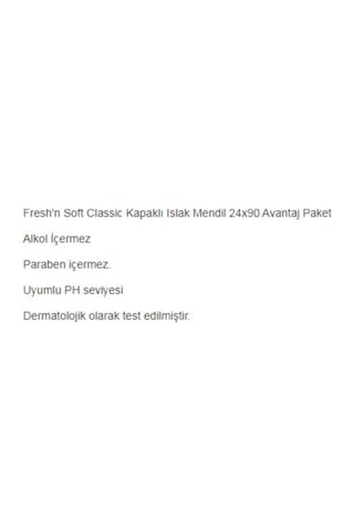 Freshnsoft Fresh'N Soft Islak Havlu 90 Lı 24 Adet