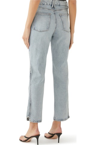 Good American Şık Ve Rahat Düz Kesim Pantolon Light Blue