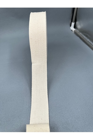 3.5 Cm Balıksırtı Şerit-5 Metre-ham/ekru