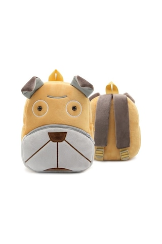Hayvanat Bahçesi Serisi Peluş Çocuk Okul Çantası Tüylü Köpek Bjro6b Diğer