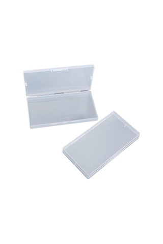 Kare Takı Boncuk Konteyner Plastik Küçük Öğeler Durumda Taşınabilir Saklama Kutusu Elektrikli El Aletleri Tutucu Şeffaf