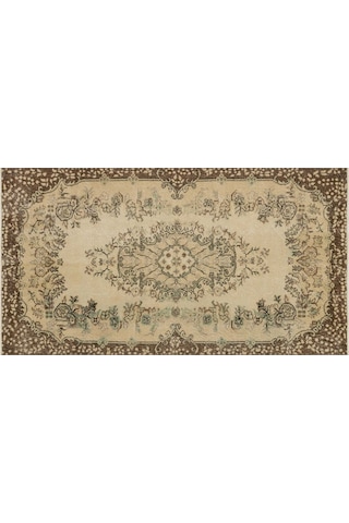 Gerçek El Dokuma Eskitme Halı 112 X 205 Cm 9288