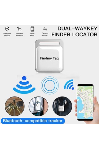 Skycity Beyaz Global Konumlandırma Valiz Anti-kayıp Cihazı - Nfc Ve Uçtan Uca Sensörlü, 365 Gün Pil Ömrü, Android/ios Uyumlu