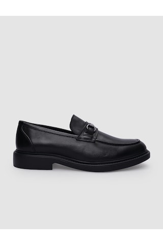 Cabani Venano %100 Hakiki Deri Siyah Tokalı Erkek Loafer