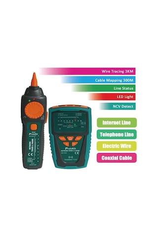 Proskit Mt-7028 Kablo Tester Bulucu Lan Kablo Tester