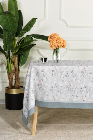 Elart Floret Masa Örtüsü Digital Baskılı 160x220 Cm Yeşil Yeşil