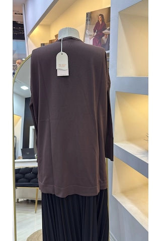 Nuss Triko Tunik Kahve K116 Kahverengi