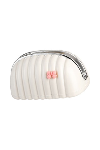 Geeroyoo Mum Kremi Kabuk Çanta Desenli Kağıt Havlu Kutusu, Yüksek Kaliteli Yaylı Tutucu, Üniversite Yurtu Masaüstü Oturma Odası Dekoru