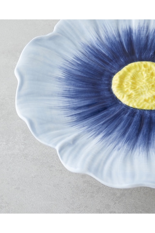 English Home Flowerella Dolomite Kek Standı 26 Cm Mavi