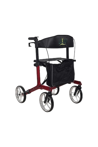 Pr-891 Alüminyum Lüx Walker Rollatör Kırmızı