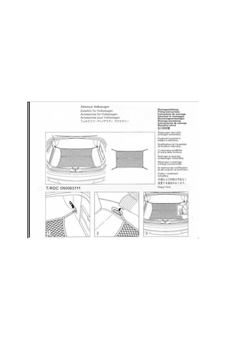 Vw Golf O.e.m No 5n0065111 Bagaj Düzenleyici File