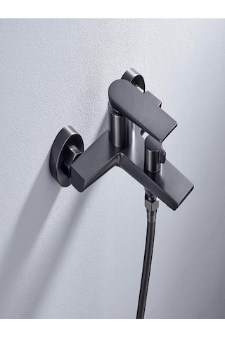 Fleko Mustang-c 320 Pirinç Mat Siyah Banyo Bataryası Siyah