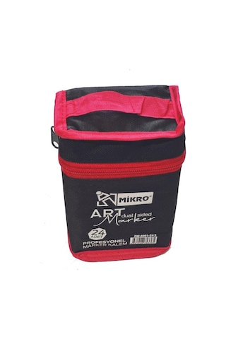 Mikro Zw-8001-24 Art Çift Tarafli Marker Çantalı Zw8001-24s Çok Renkli