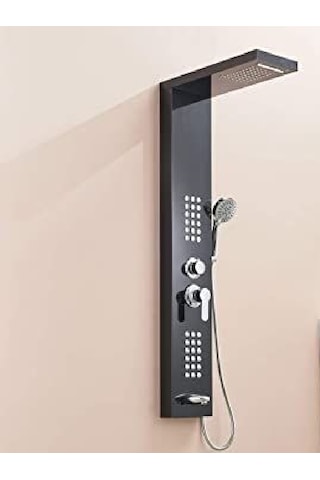 Sam Banyo Niagara Duş Paneli Siyah