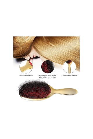 Suofeng Profesyonel Oval Paddle Saç Fırçası - Statik Önleyici Düğüm Çözücü Saç Derisi Masaj Tarakı Ek Saç Uyumlu Sağlıklı Saç Bakımı