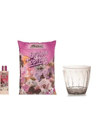Orkide Saksısı 3lt Orkide Toprağı 3lt Orkide Besini 225ml