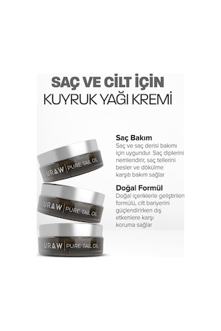 Uraw Nemlendirici ve Onarıcı Kuyruk Yağı Kremi 50 ML