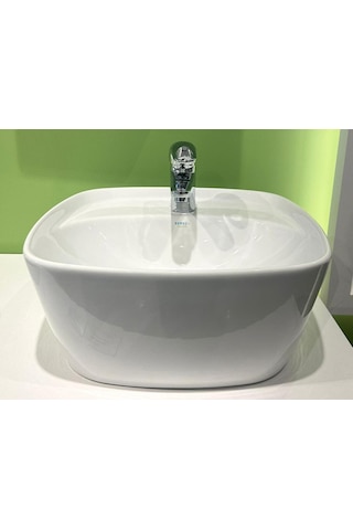 Serel 46x46 cm Tezgah Üstü Çanak Lavabo 3051TXS110H