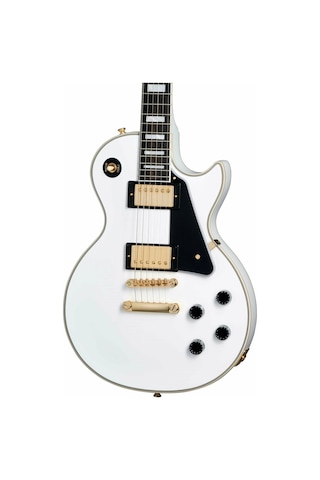 Epiphone Les Paul Custom Elektro Gitar Alpine White