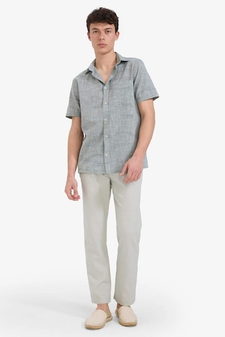 Defacto Relax Fit Rahat Kesim Dar Paça Keten Karışımlı Yazlık Pantolon C1140ax25smkh494 Haki