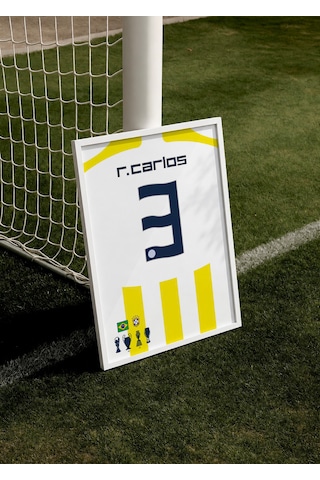 Roberto Carlos 3 Poster Tablo Beyaz Çerçeveli Roberto Carlos 3 Poster Tablo Beyaz Çerçeveli