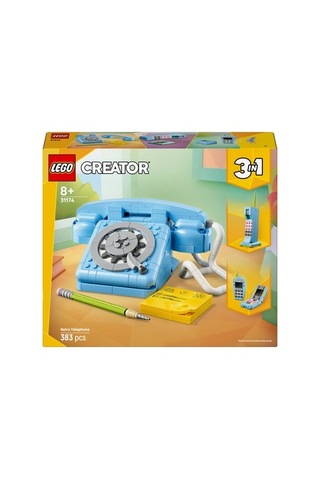 3'ü 1 Arada Retro Telefon Yapım Seti, 8 Yaş Ve Üzeri İçin