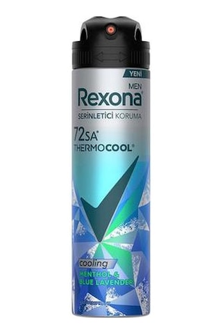 Rexona Men Thermocool Erkek Sprey Deodorant Menthol & Blue Lavender 150 Ml
