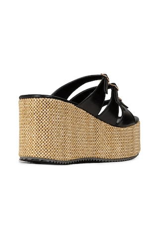 Deery Kadın Siyah Platform Topuklu Terlik - Rd120zsyhc01 Siyah