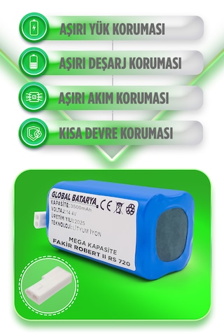 Fakir Robert Iı Rs 720 Batarya 3500mah Mega Kapasite