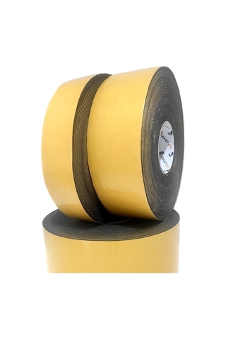 Yalıtım Bandı 75mmx5m Ses, Isı Ve Titreşim İzolasyon Bantı Siyah