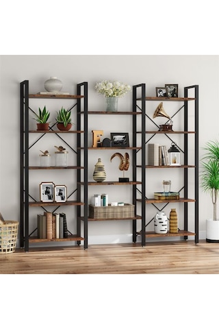 Halevia Metal Ahşap Maxi Kitaplık.