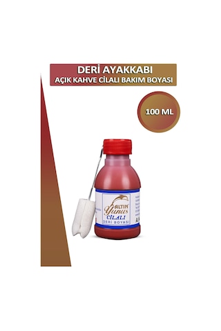 Bağcık + Altın Yunus Cilalı Ayakkabı Bakım Boyası 100 Ml Set 001