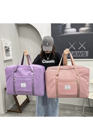 Carrier Küçük 38.5 30 13.5cm Su Geçirmez El Bagajı Seyahat Çantası-pembe Pembe