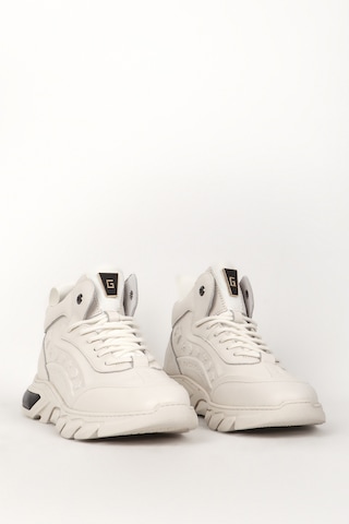 Guja Erkek Yüksek Bilek Bağcıklı Sneaker Gj 513 Beyaz