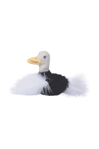 M-pets Plume Ostrich Catnipli Kedi Oyuncağı White