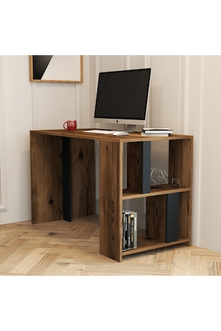 Variant Variant Lima Çalışma Masası - Ceviz / Antrasit Ceviz