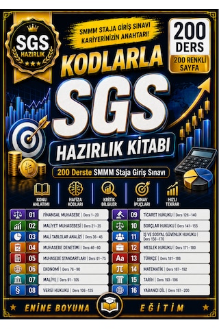Kodlarla Sgs Hazırlık Kitabı 200 Derste Smmm Staja Giriş Sınavı