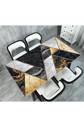 Masa Kaplama Folyosu Mobilya Masa Kaplama Folyoları Soyut Mermer (540882842)