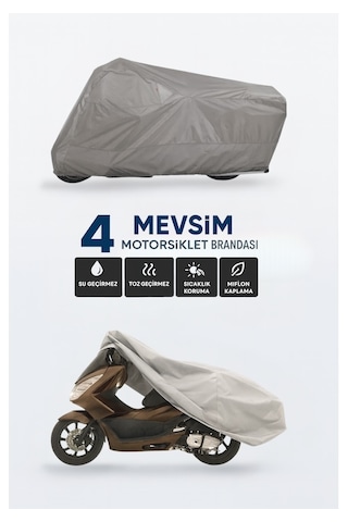 Sym Joymax 250 Arka Çanta Uyumlu Motosiklet Brandası 4 Mevsim Su Geçirmez Motor Brandası