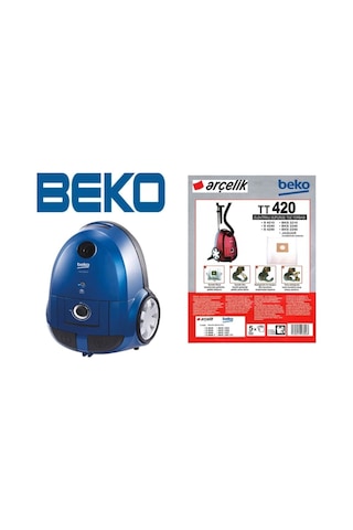 Beko Uyumlu Trb 5986 Elektrikli Süpürge Bez Kumaş Toz Torbası 20 Adet