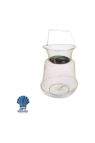 Dft Kapaklı Yuvarlak Sepet Tel Livar 38cm