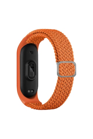 Xiaomi Mi Band 6 Uyumlu Krd-49 Örgü Mkst Kordon-papaya