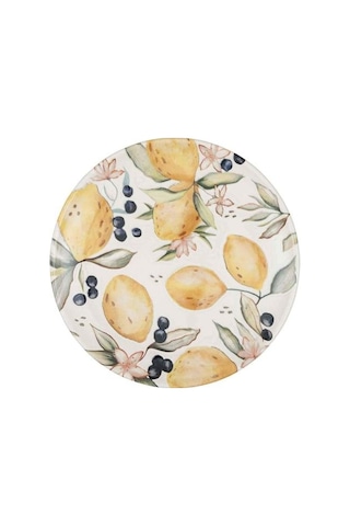 The Mia Limoncello Servis Tabağı 6lı Set 26cm Lmn013 Beyaz