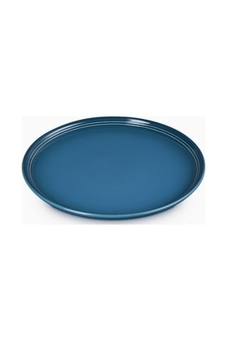 Le Creuset Coupe Kahvaltı Tabağı Modern Seramik Tasarım 22 Cm Koyu Turkuaz